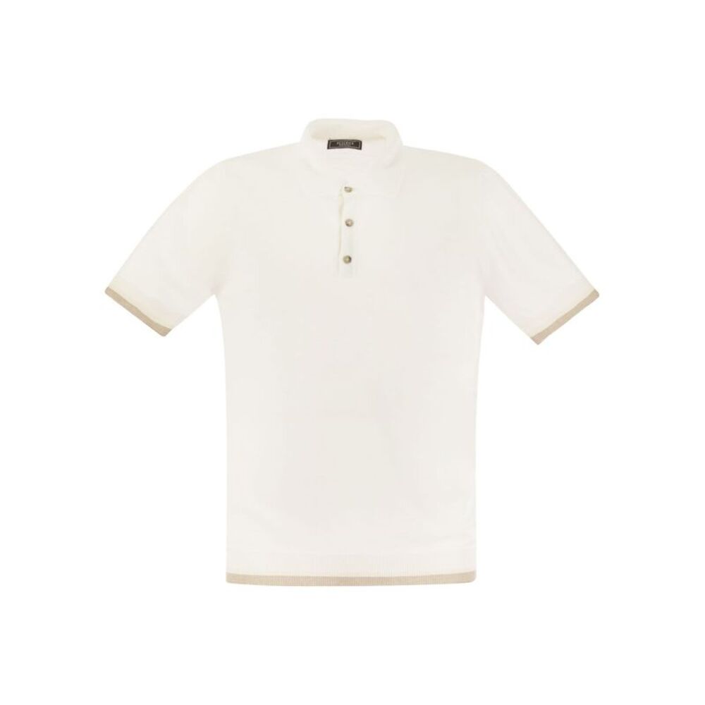 Peserico Men Linen And Cotton Yarn Jersey